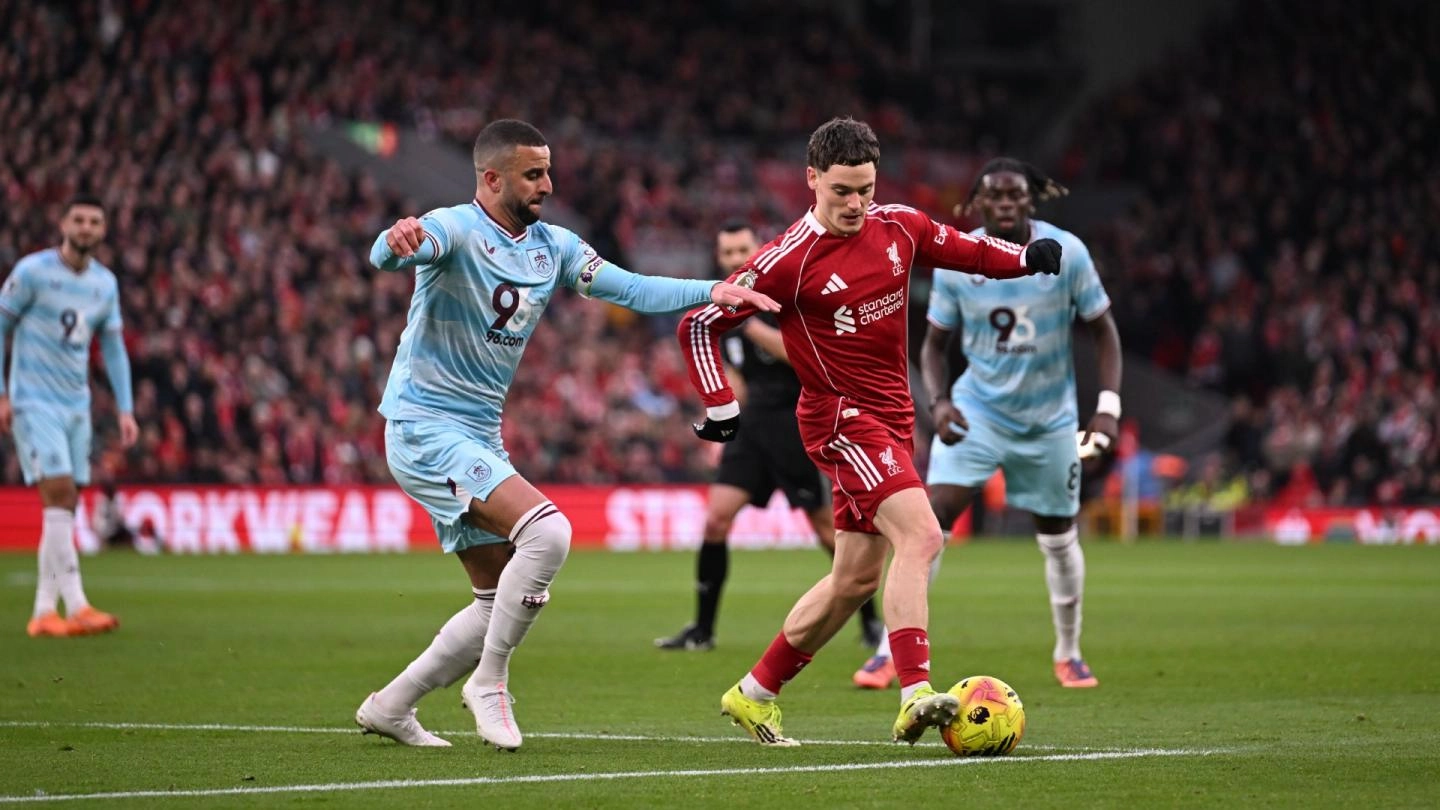 Liverpool held to 1-1 draw by Burnley at Anfield