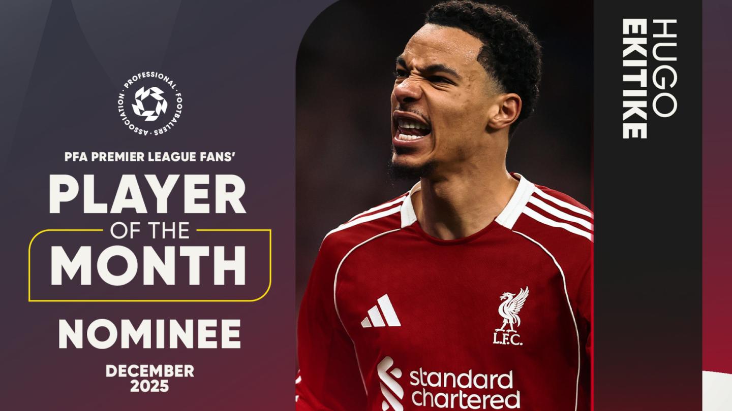 Image for Hugo Ekitike nominated for PFA Premier League Fans' Player of the Month
