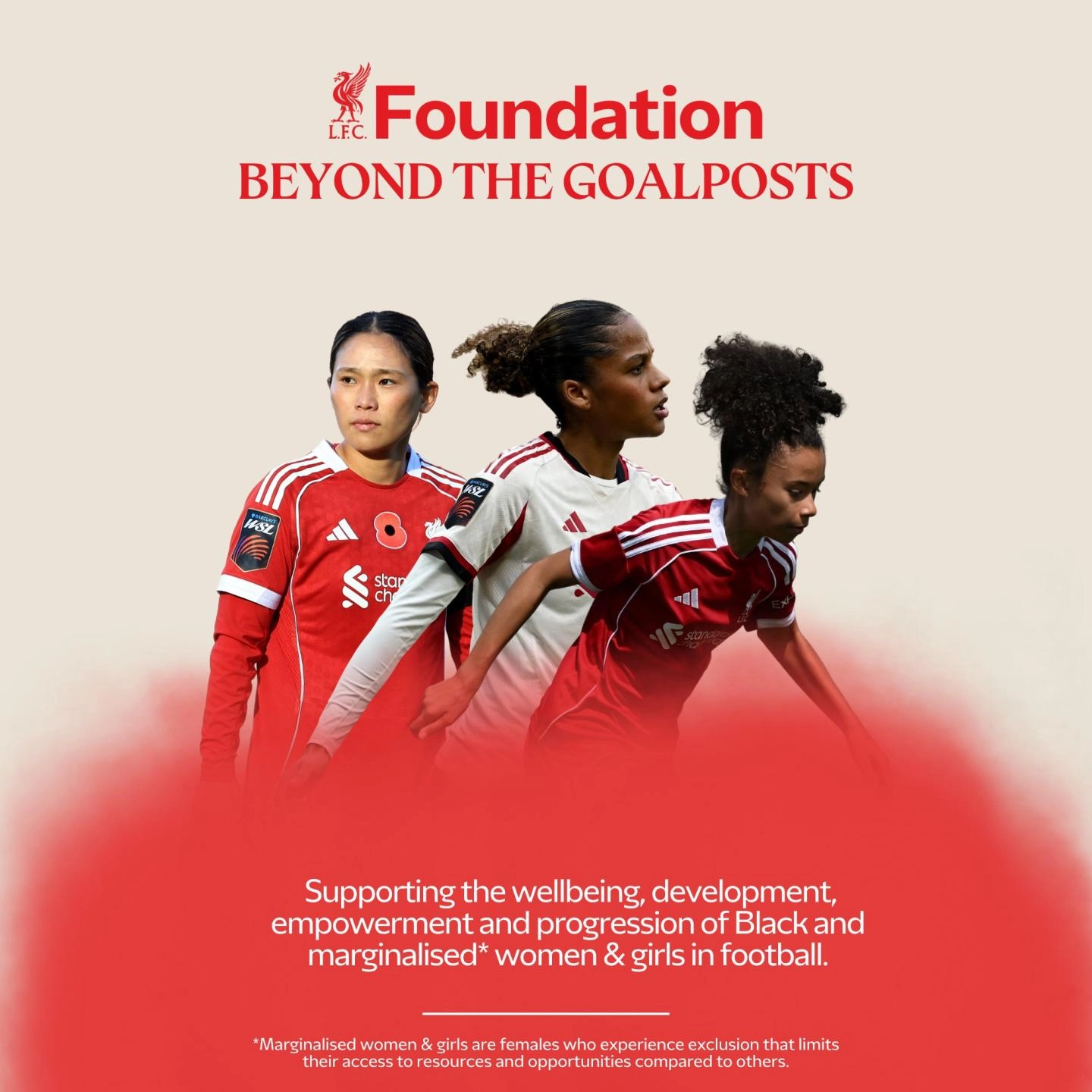 Beyond the goalpost flyer