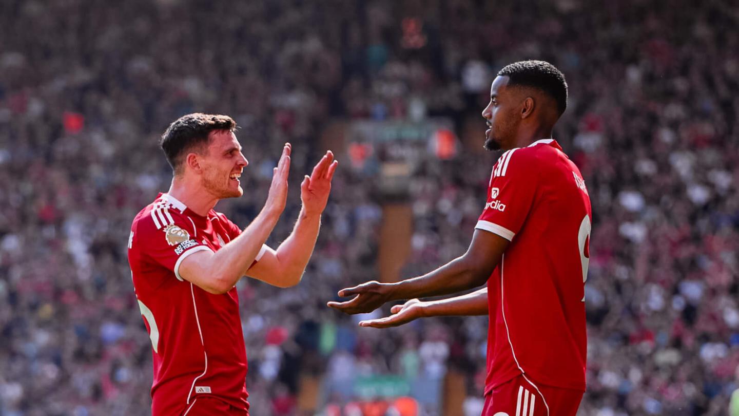 Isak, Robertson and Wirtz score as Liverpool beat Crystal Palace ...