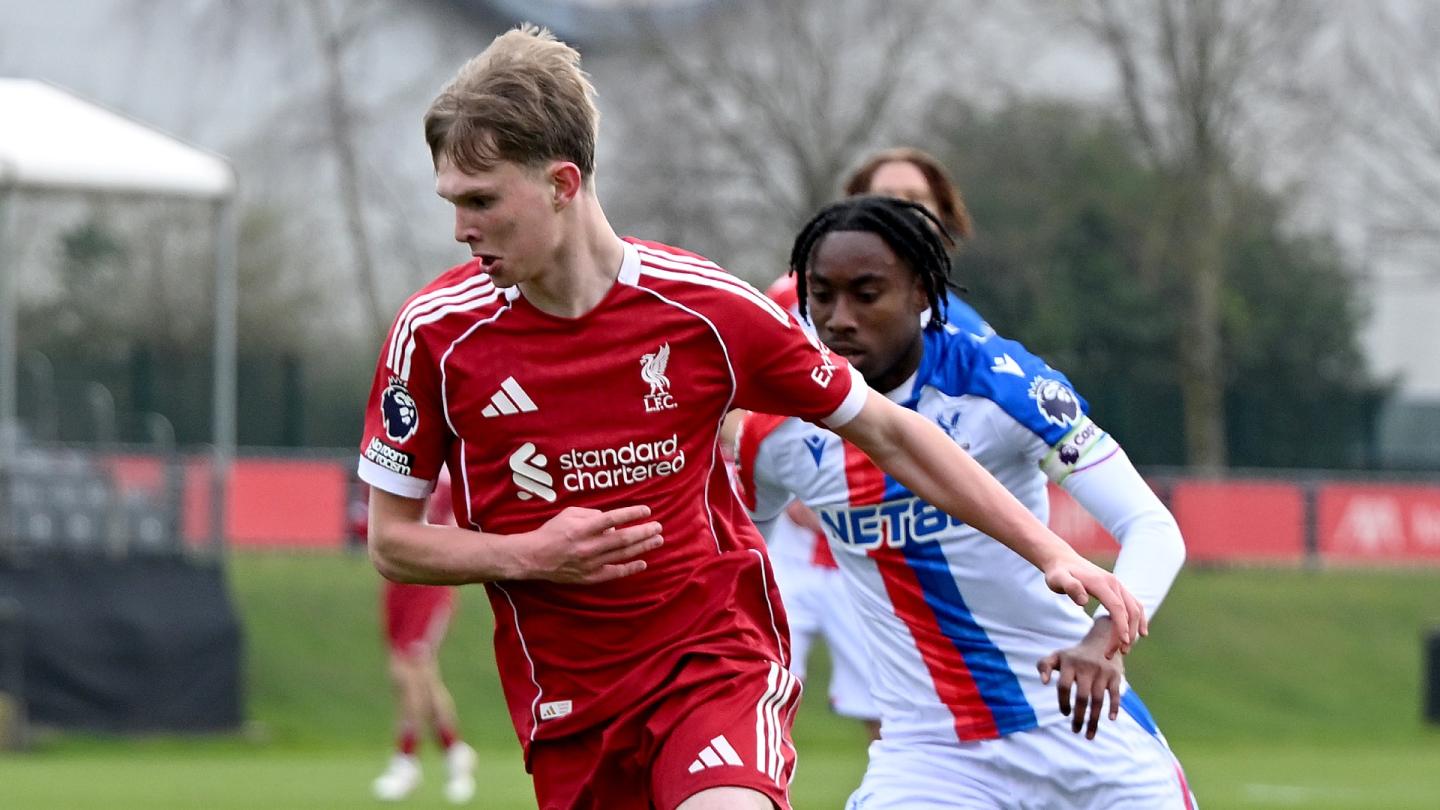 1.55pm BST: Live U21s football - watch Liverpool v Crystal Palace in PL2 play-offs