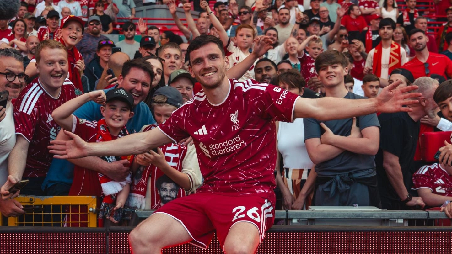 One of us: How Andy Robertson forged an eternal bond with Liverpool supporters One of us: How Andy Robertson forged an eternal bond with Liverpool supporters