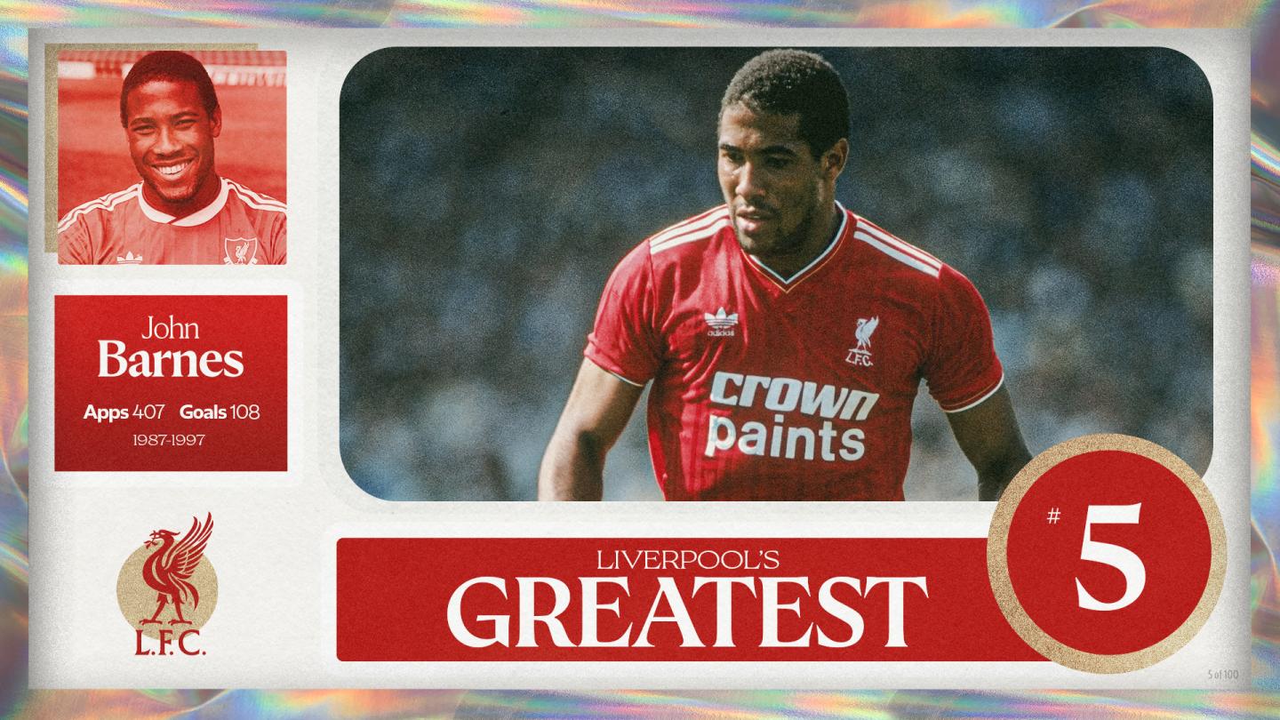 Liverpool's Greatest - No.5: John Barnes - Liverpool FC