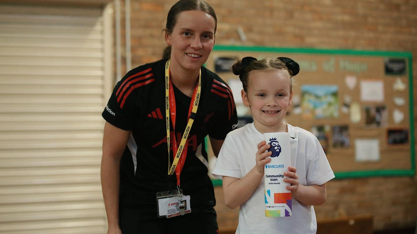 LFC Foundation Premier League Primary Stars Community Champion of the Month Winner LFC Foundation Premier League Primary Stars Community Champion of the Month Winner