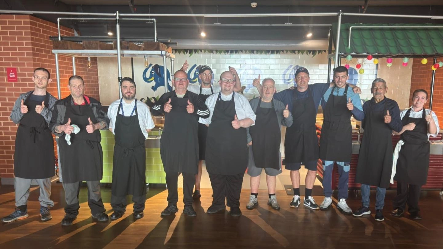 12 participants from our Adult Health programme and Kirkby Community Centre joined us at Anfield for a Red Kitchen cookery session