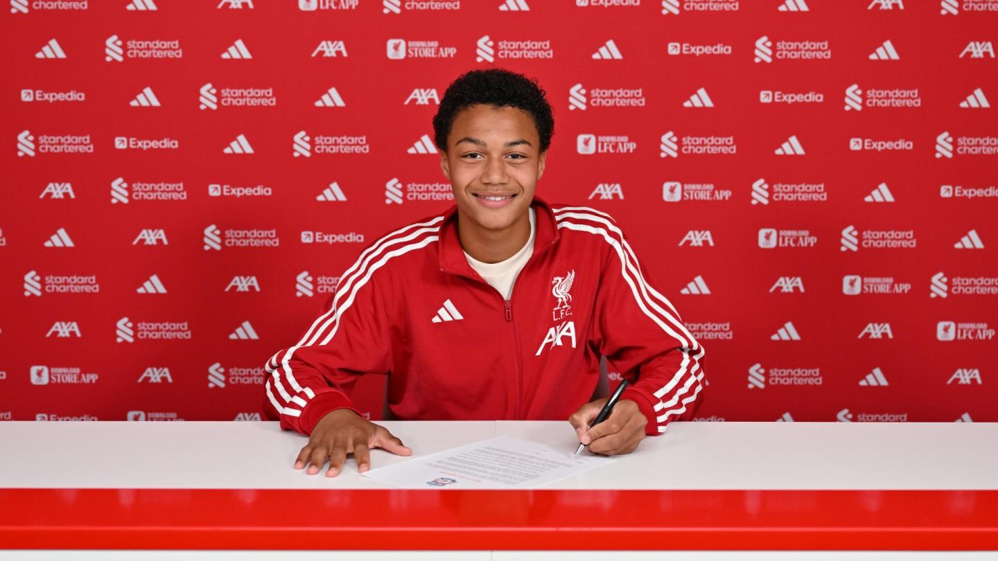 Prince Cisse signs first professional contract with Liverpool FC