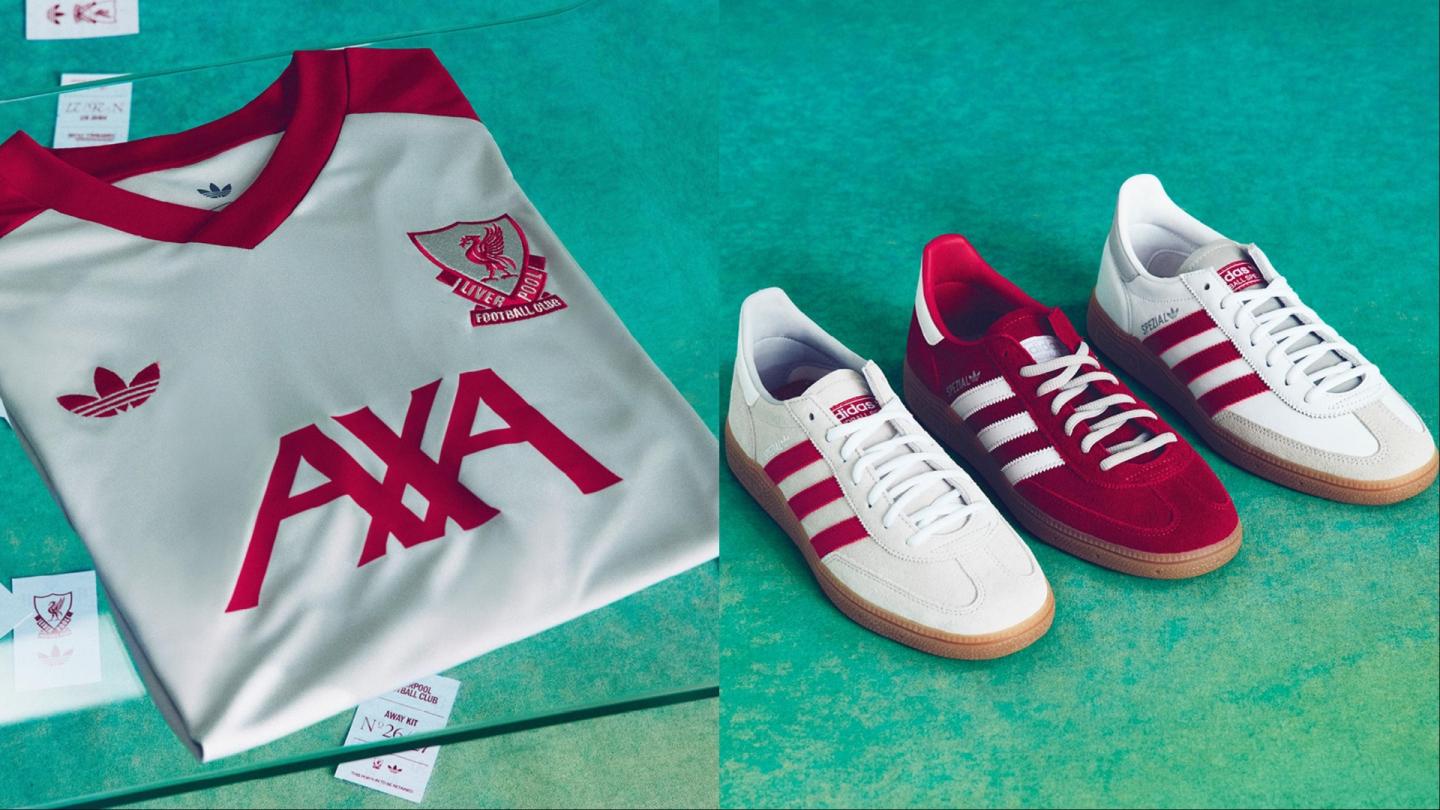 LFCとアディダスがアウェイトレーニングキット、Spezialシューズ