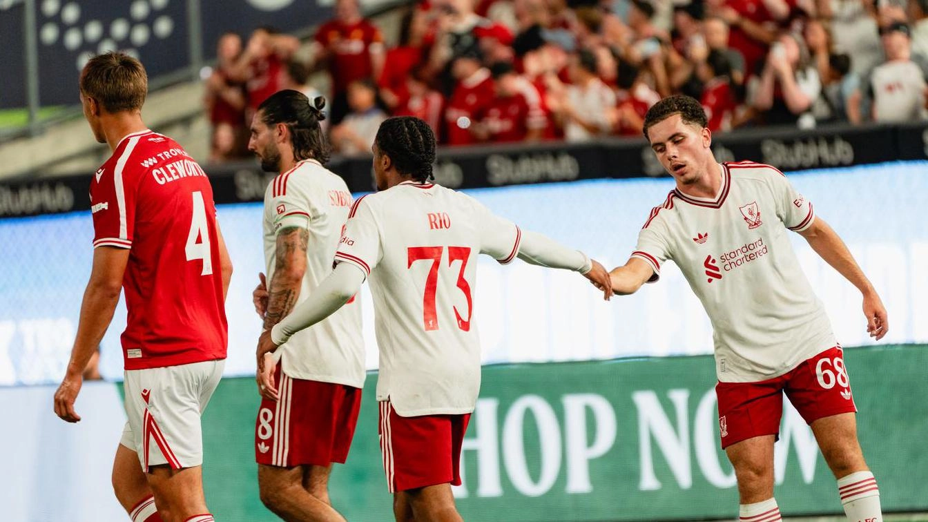 Rio Ngumoha goal settles Liverpool v Wrexham clash in New York Rio Ngumoha goal settles Liverpool v Wrexham clash in New York