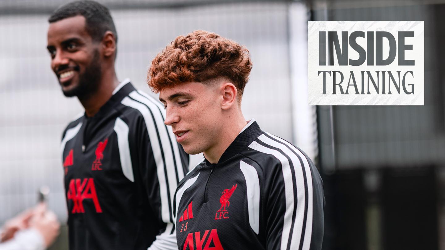 Victor Munoz's first session at Liverpool
