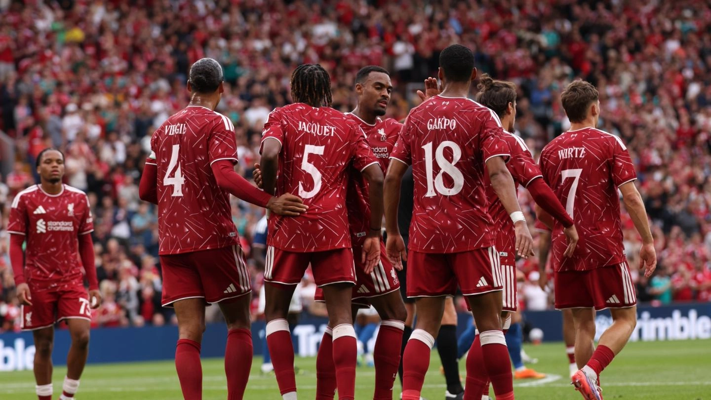 Gakpo and Jacquet score as Liverpool close pre-season with Anfield win over Como Gakpo and Jacquet score as Liverpool close pre-season with Anfield win over Como