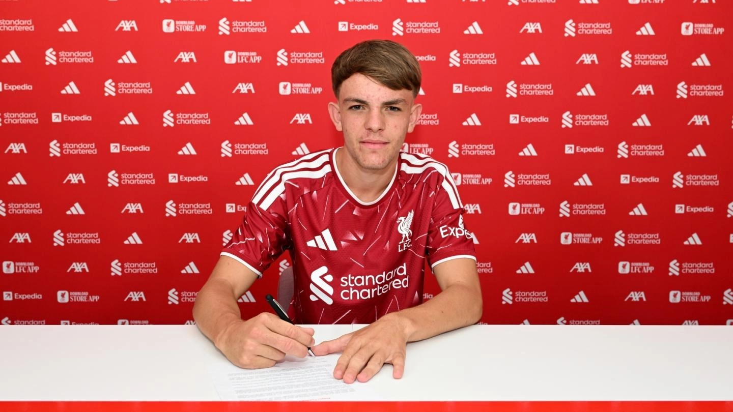 Lucas Clarke signs first professional contract with Liverpool FC Lucas Clarke signs first professional contract with Liverpool FC