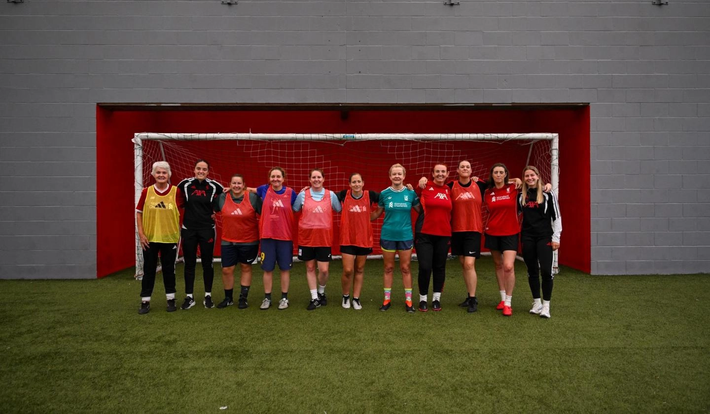 LFC Women Players at Walking Football Session