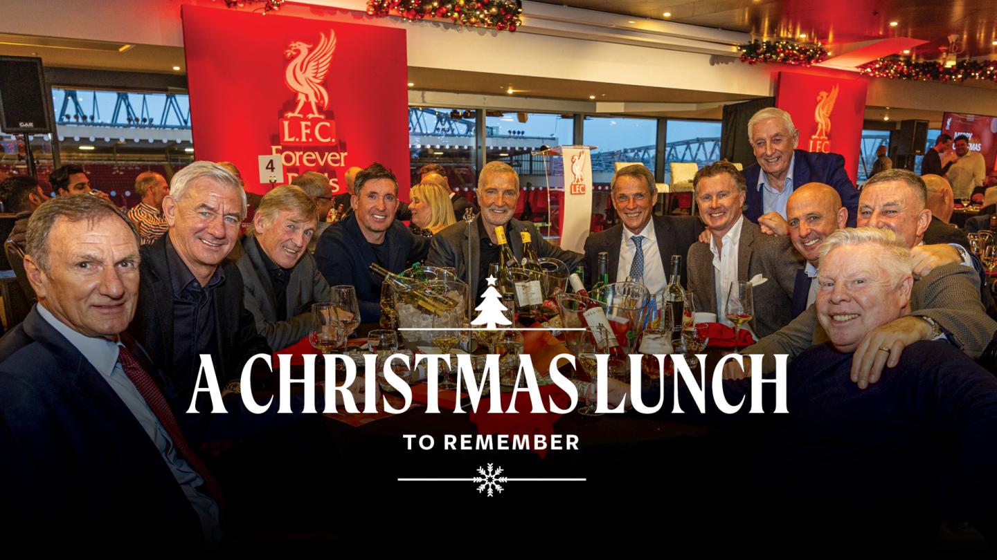 Tickets Now on Sale for Forever Reds Christmas Dinner at Anfield