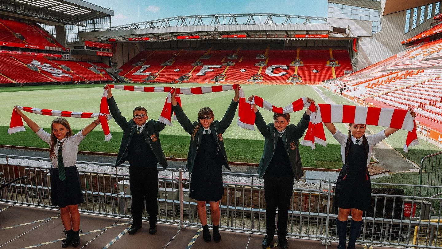 Local kids ready for Anfield return