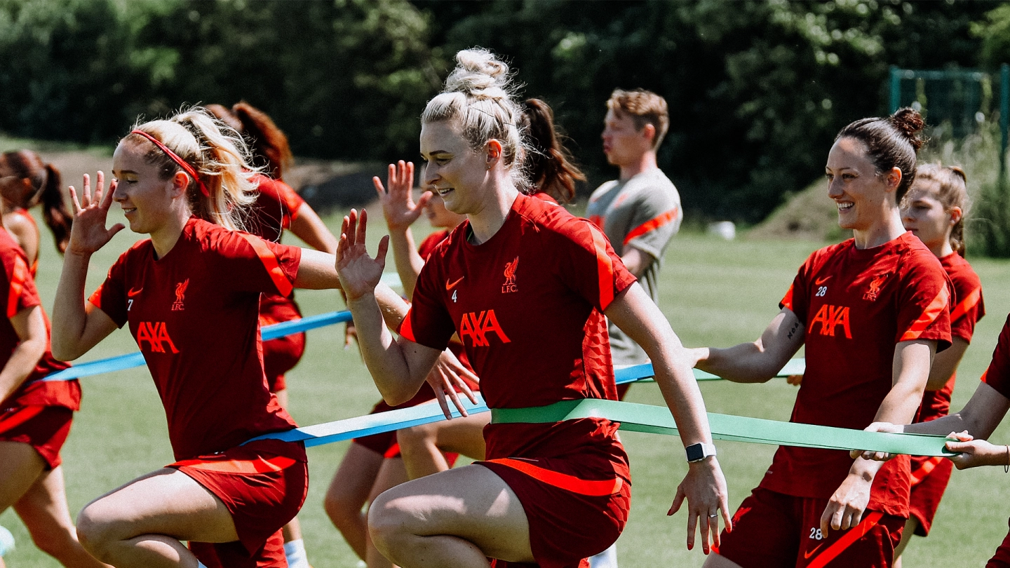 LFC Women hard at work in pre-season