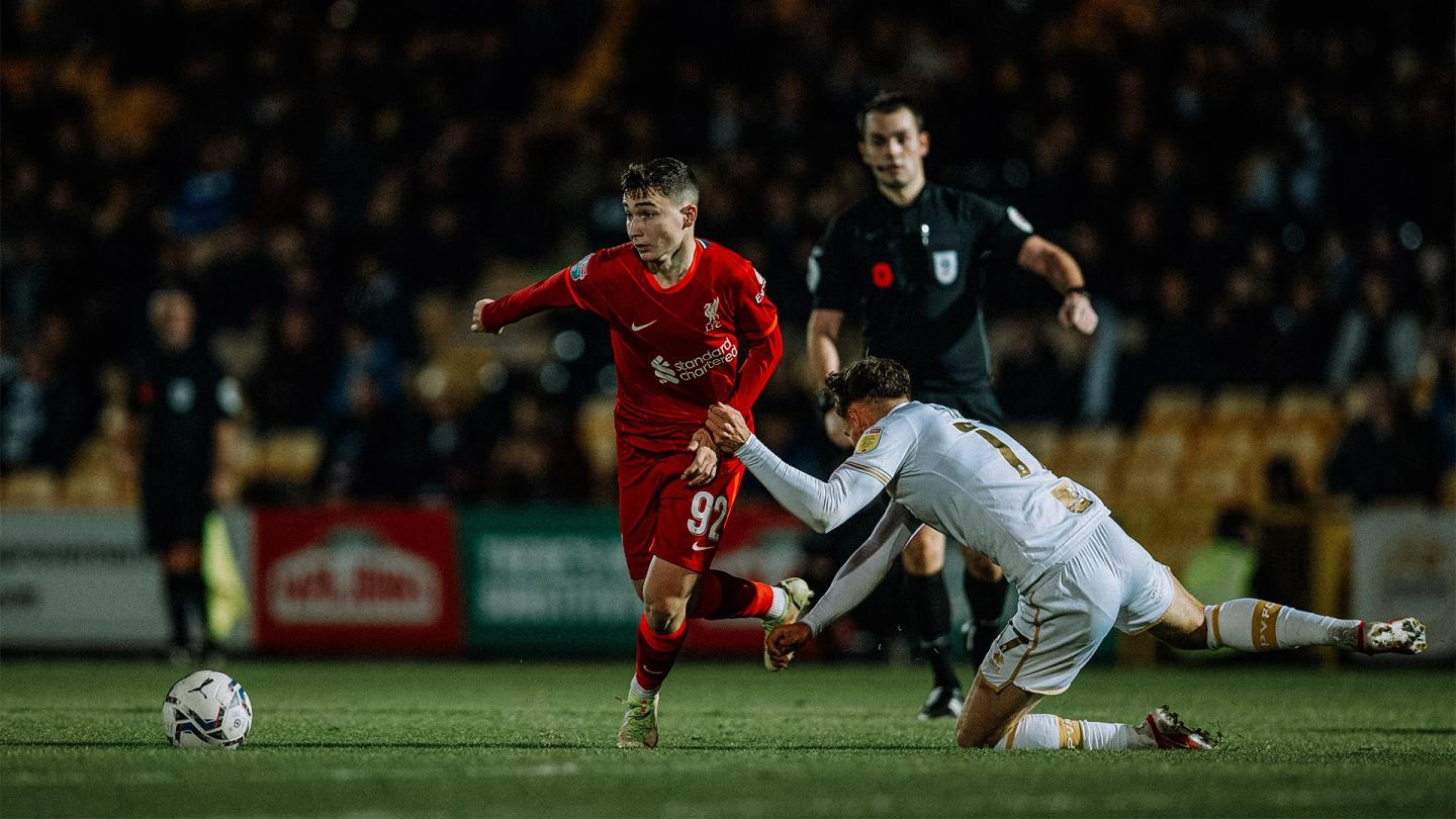 Liverpool U21s lose to Port Vale in Papa John's Trophy