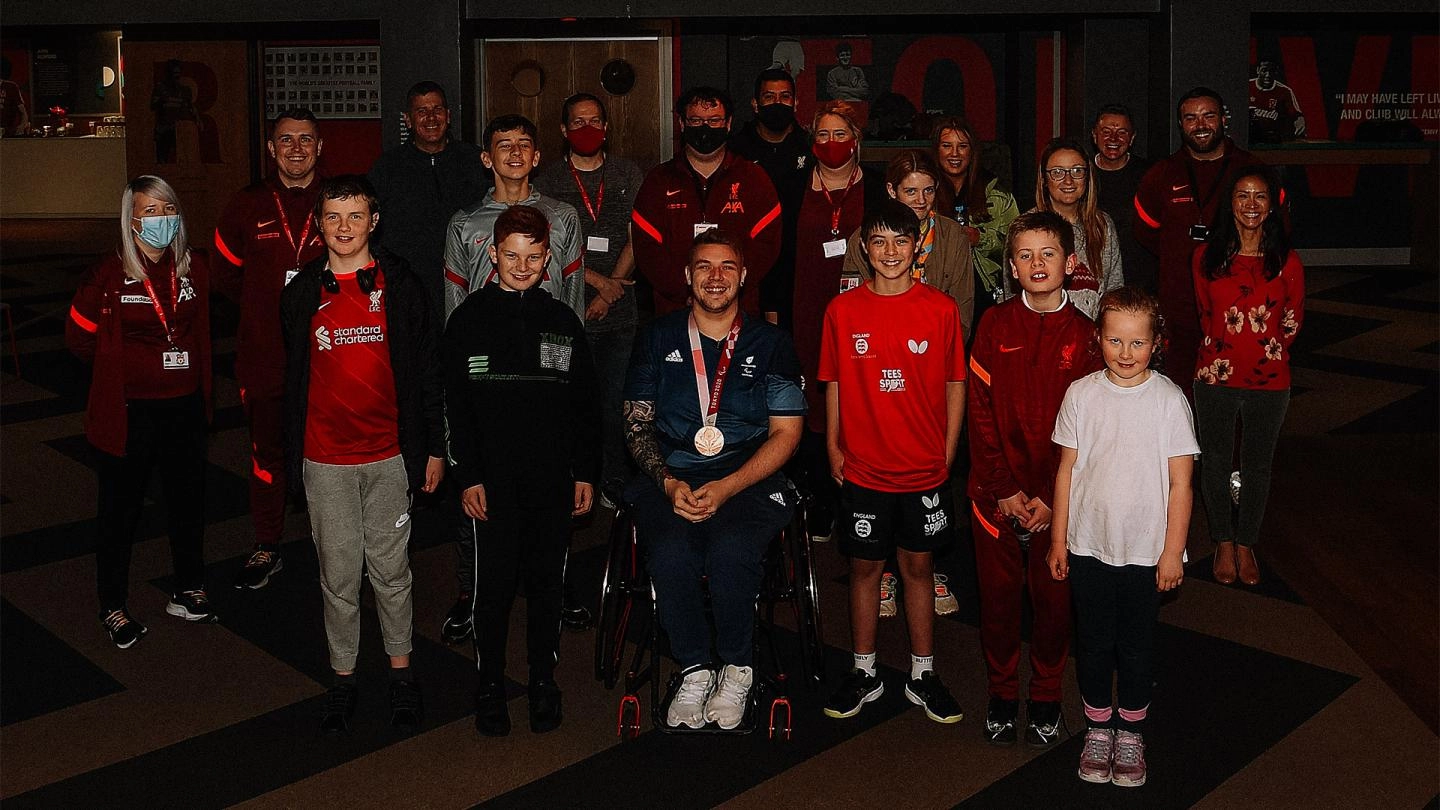 Reds team up with Tokyo 2020 medallist to celebrate International Day of Disability