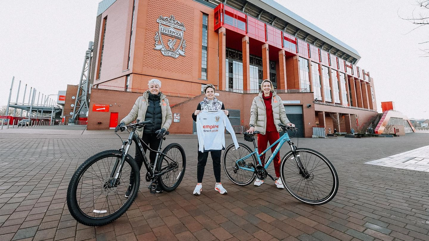 LFC Women staff to ride from Anfield to Elland Road for charity