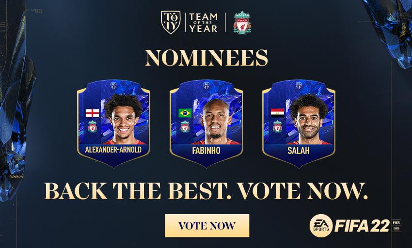  Vote for the EA SPORTS FIFA 22 Team of the Year now