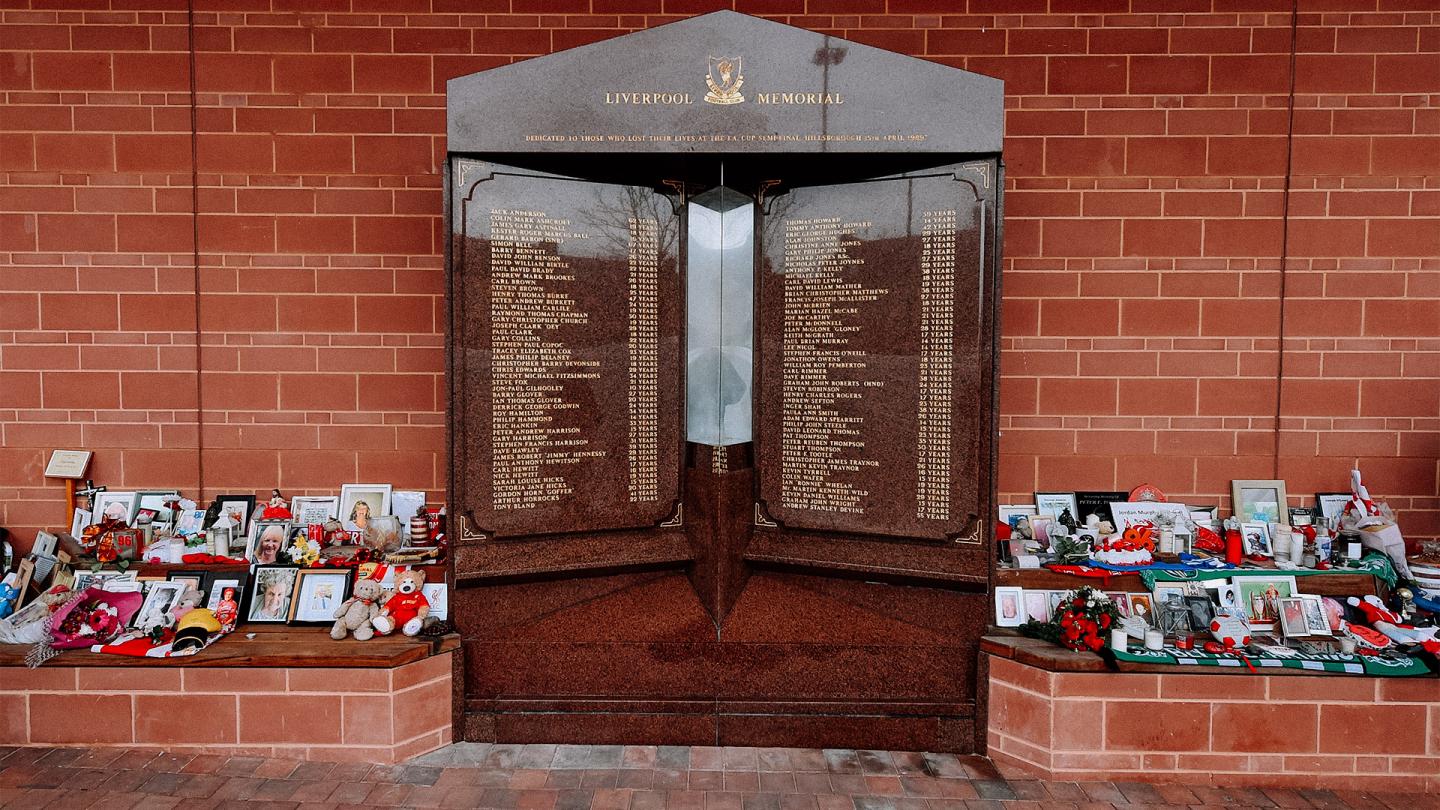 Andrew Stanley Devine added to Hillsborough Memorial - Liverpool FC