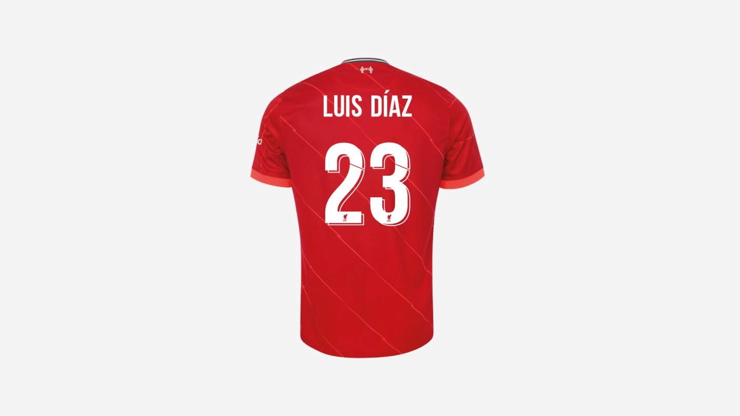 Luis Diaz's Liverpool shirt number - Liverpool FC