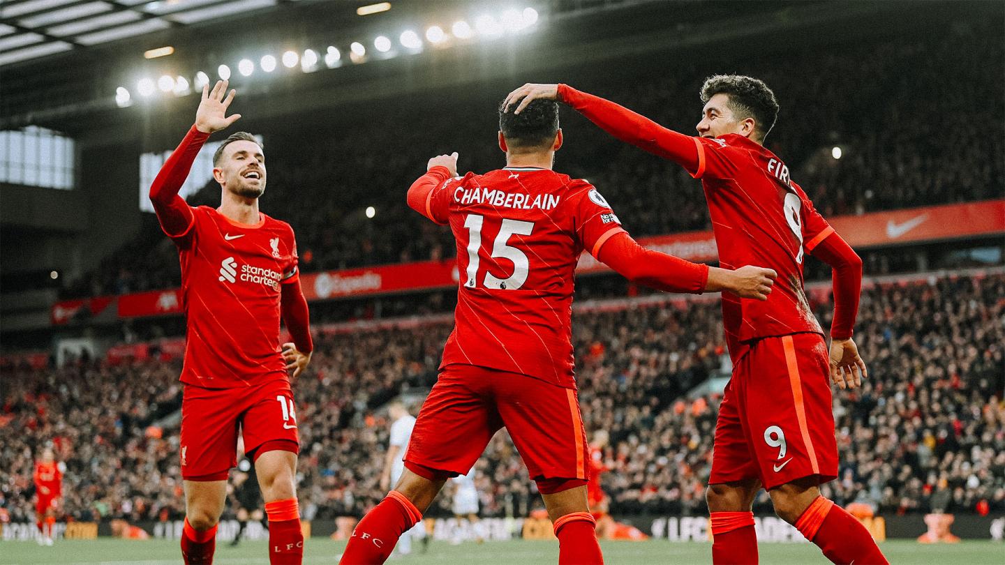  Reds go second with Anfield victory over Brentford