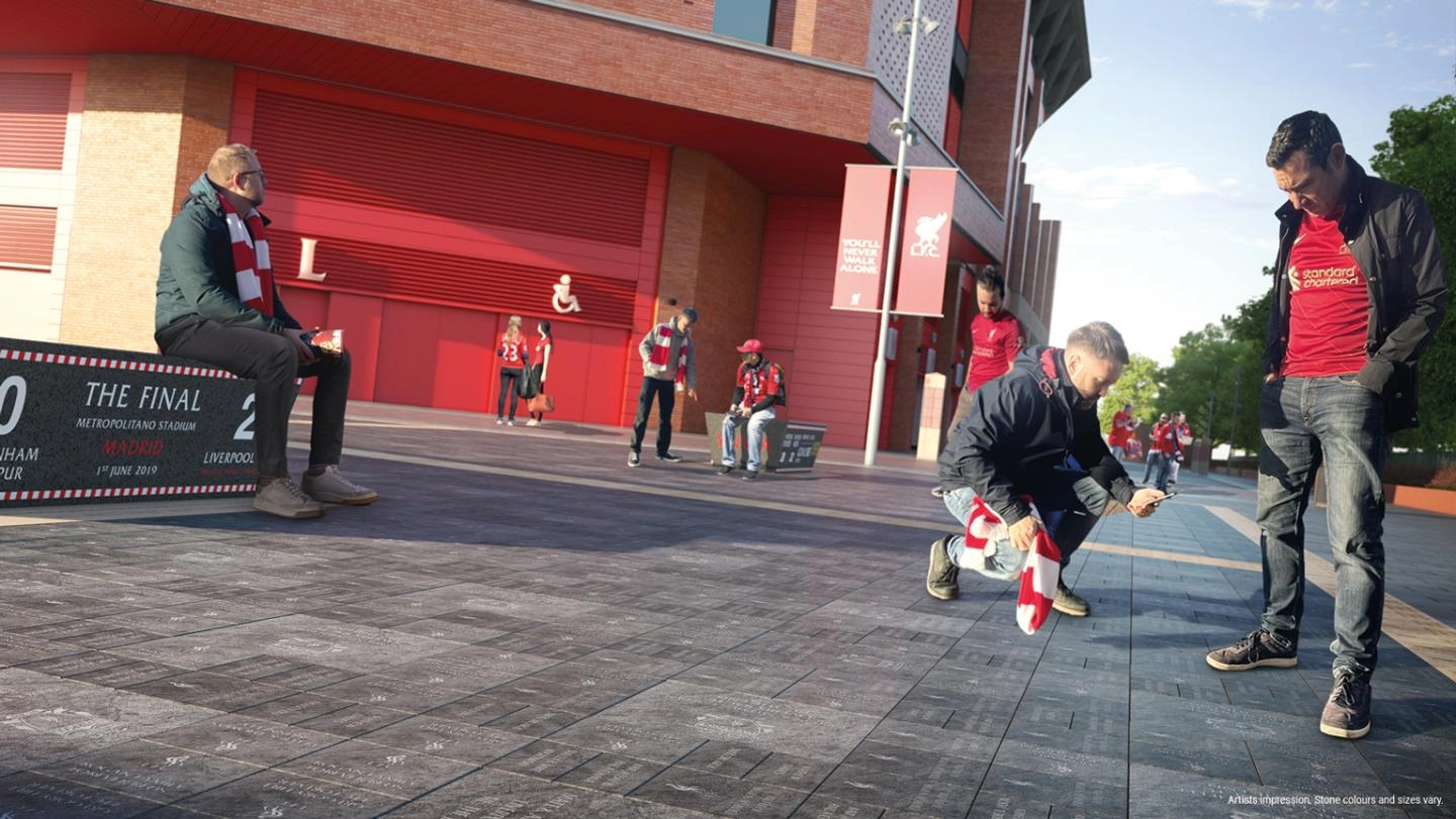 Anfield Forever Stone Map Cement Your Place At Anfield Forever With New Commemorative Stones -  Liverpool Fc