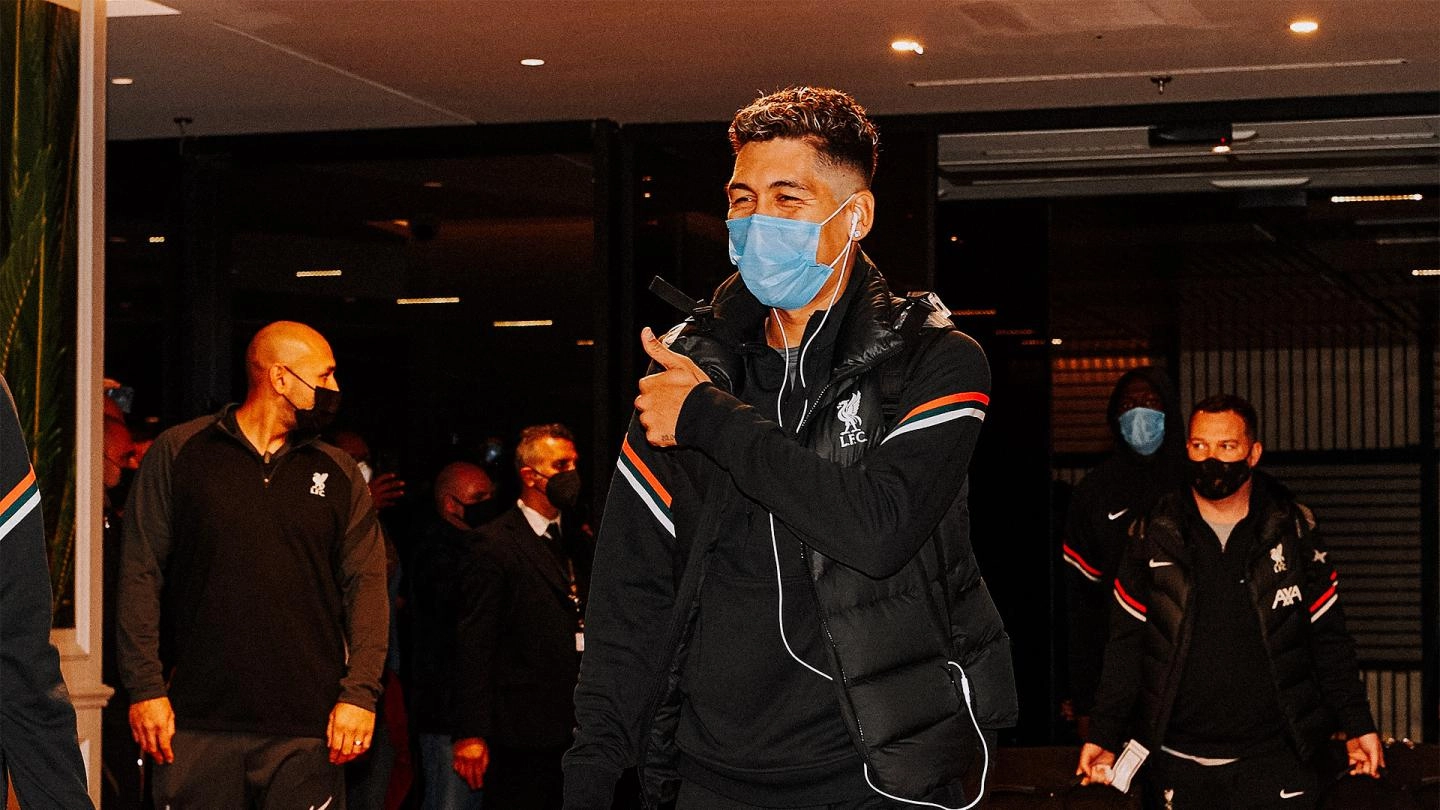 Reds arrive in Milan for Champions League meeting with Internazionale