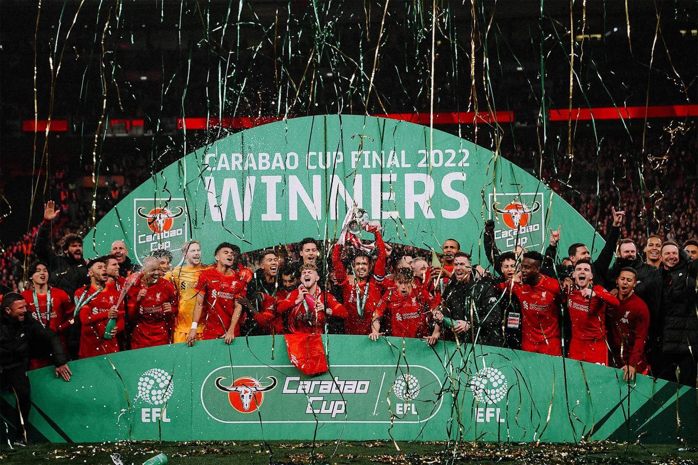 Order Carabao Cup winners souvenir magazine now Liverpool FC