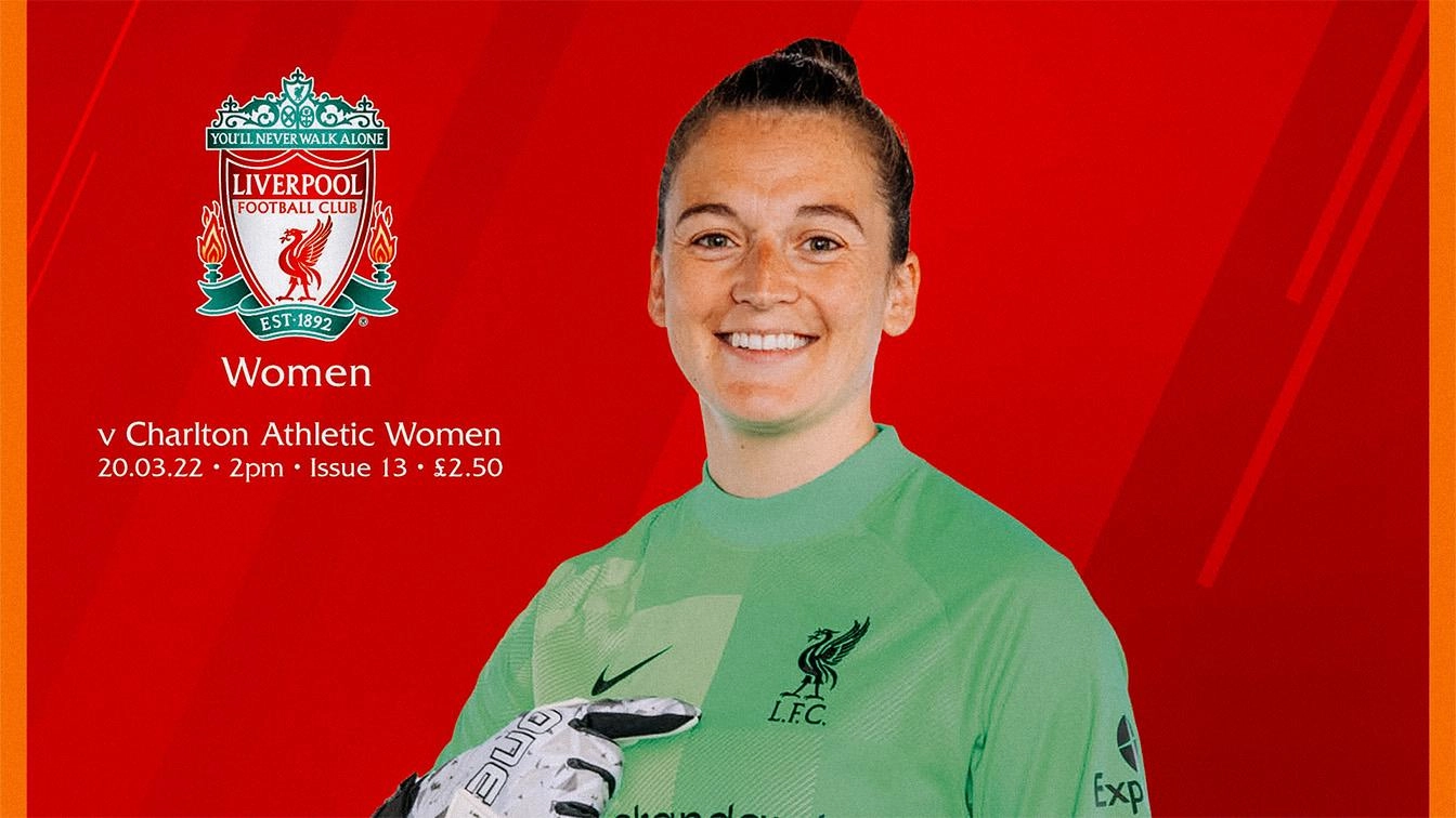 Get your LFC Women v Charlton Athletic programme today