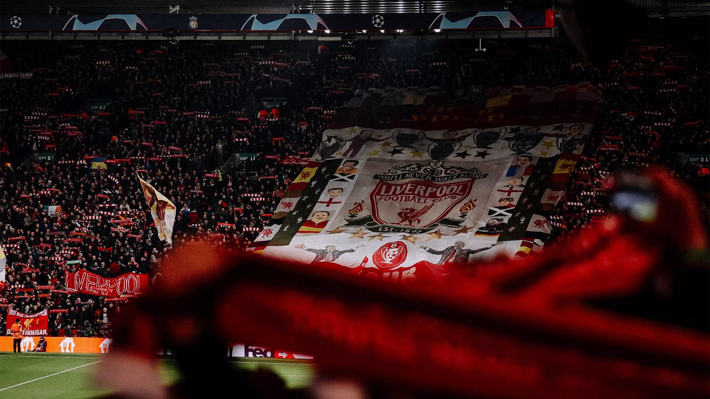 Inside Anfield: Pitchside view as Reds reach Champions League last ...