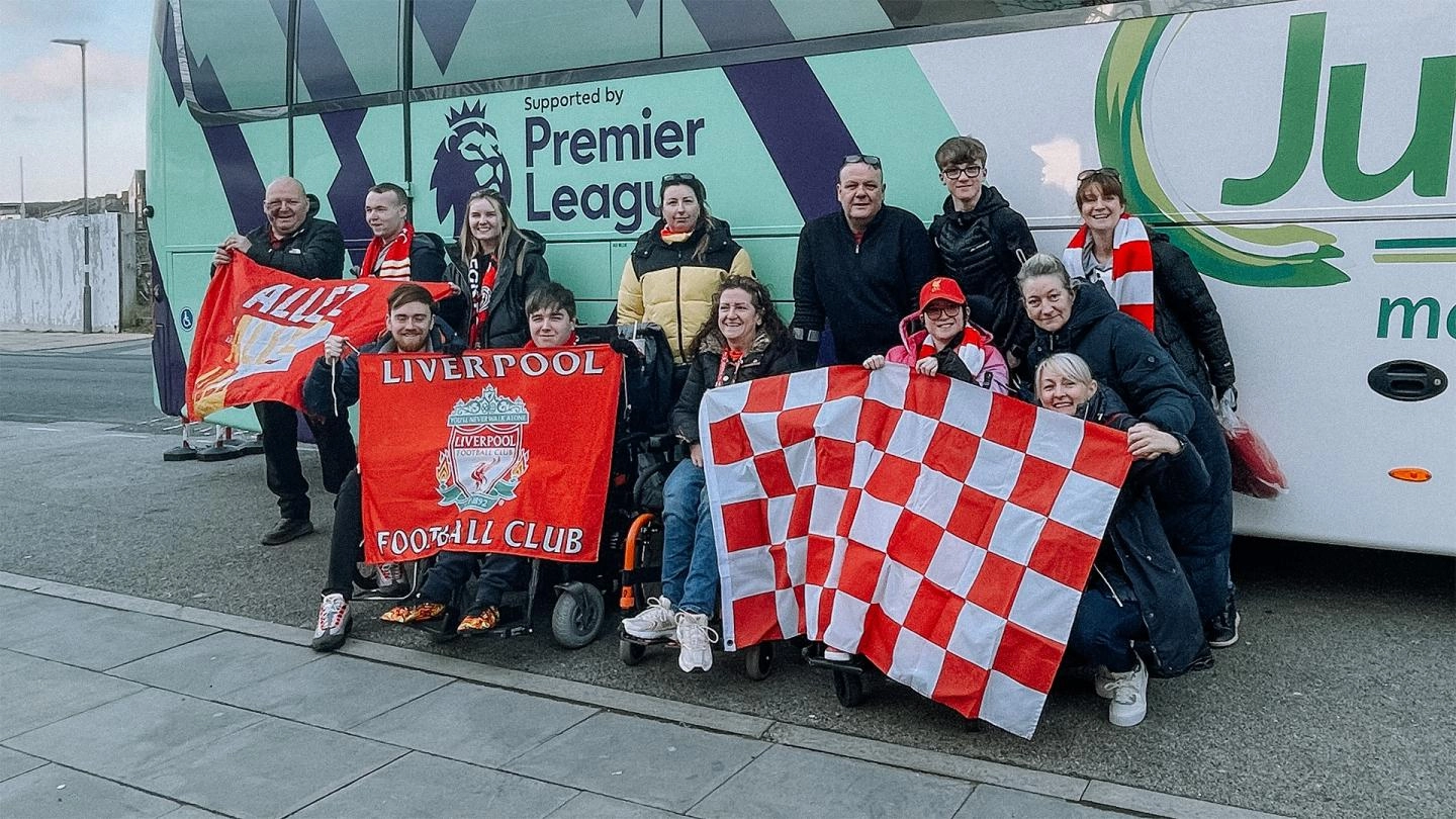 Accessible travel delivers 'amazing' Wembley experience for Reds fans