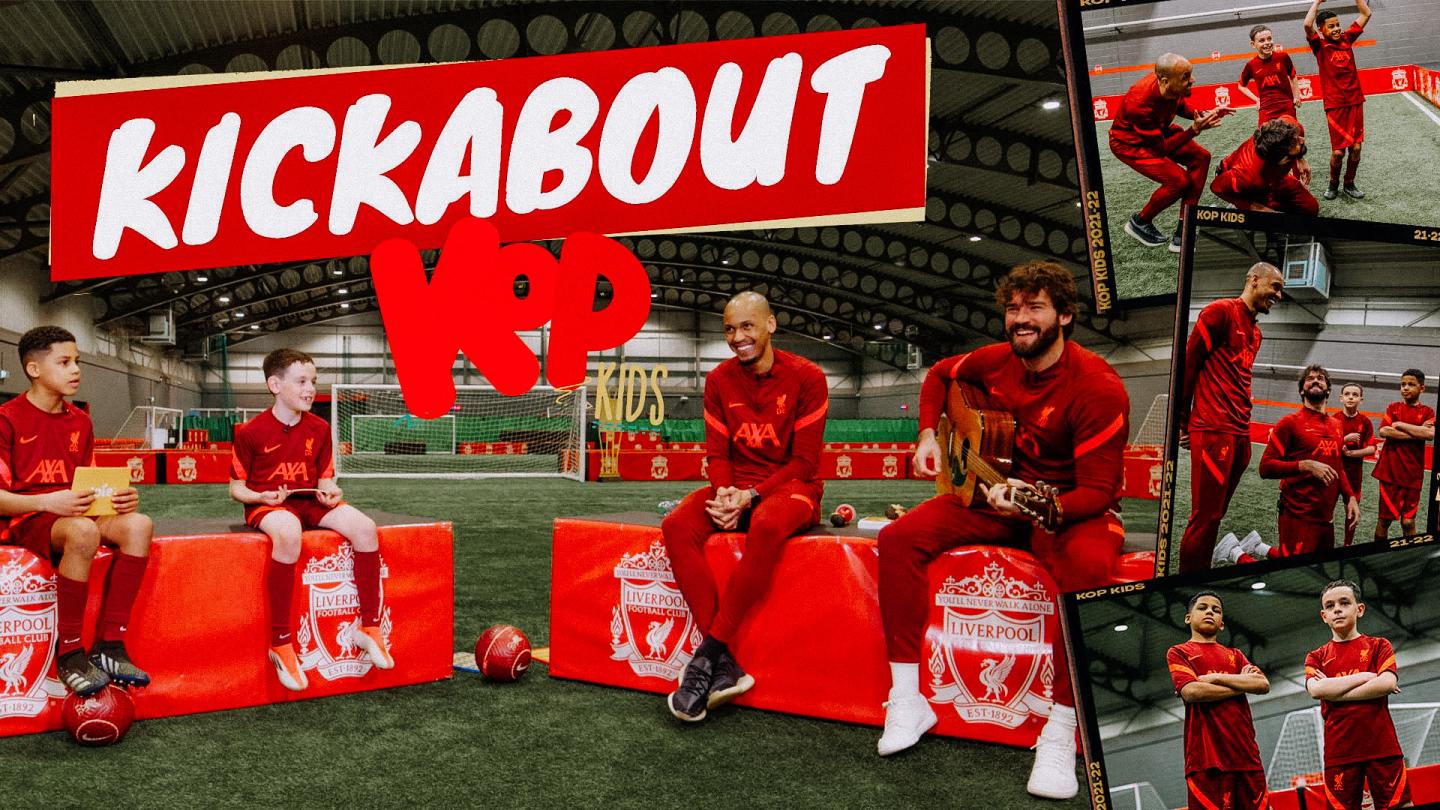  Kop Kids with Alisson and Fabinho: Panenkas, Nirvana and hide and seek