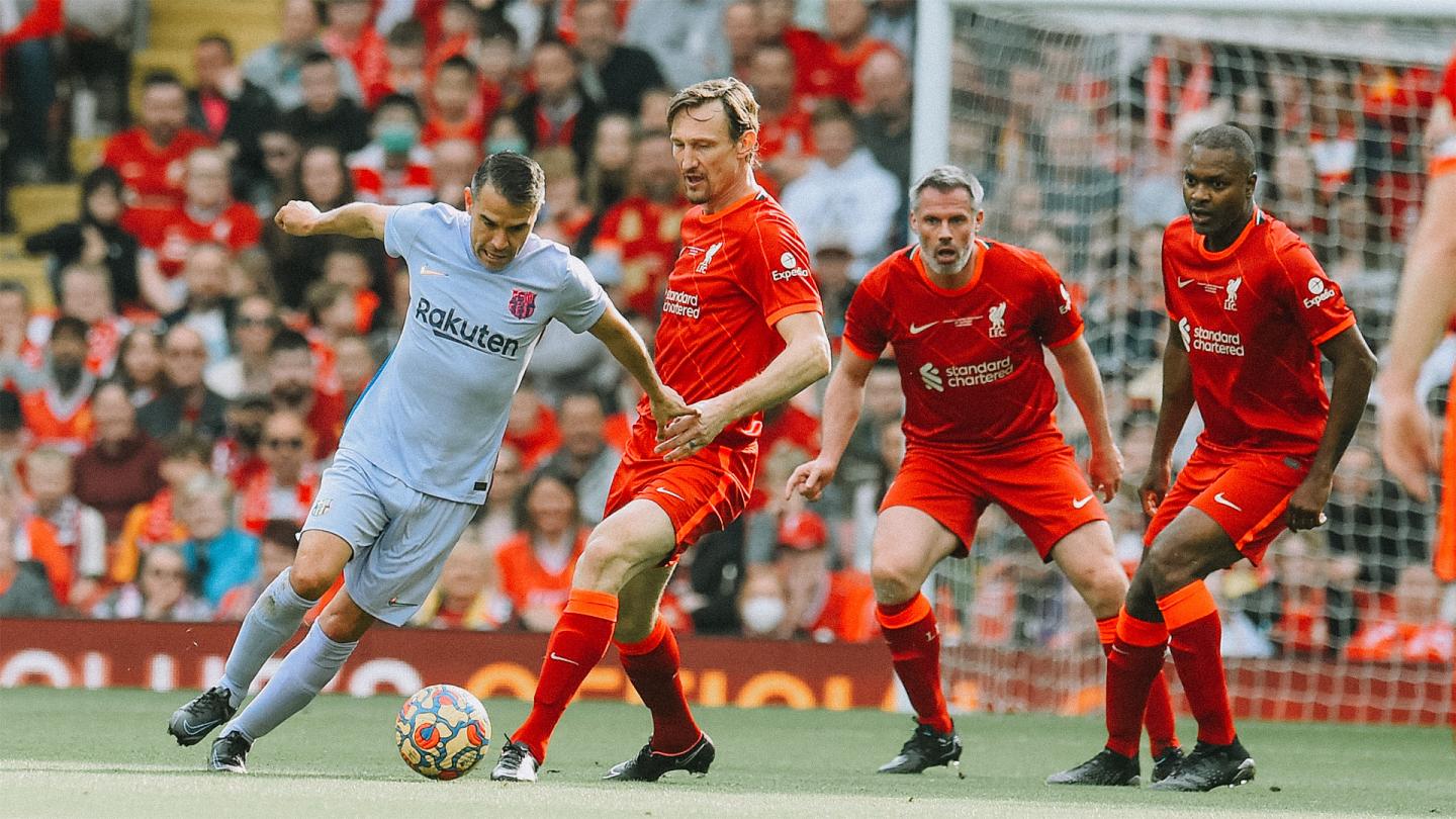  Gerrard, Carra, Maxi and co in training for LFC Legends match