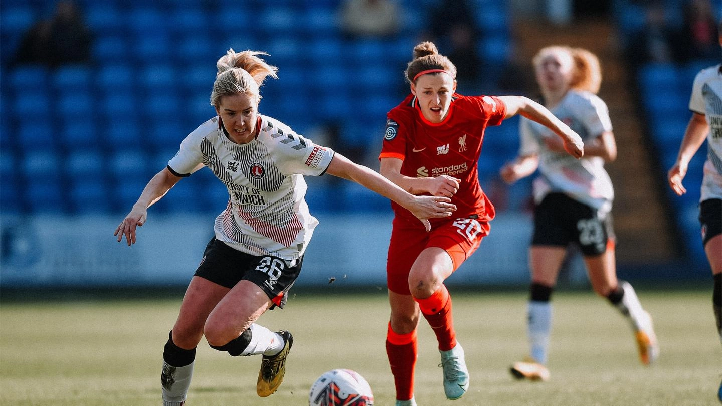 Liverpool FC Women held by Charlton Athletic at Prenton Park