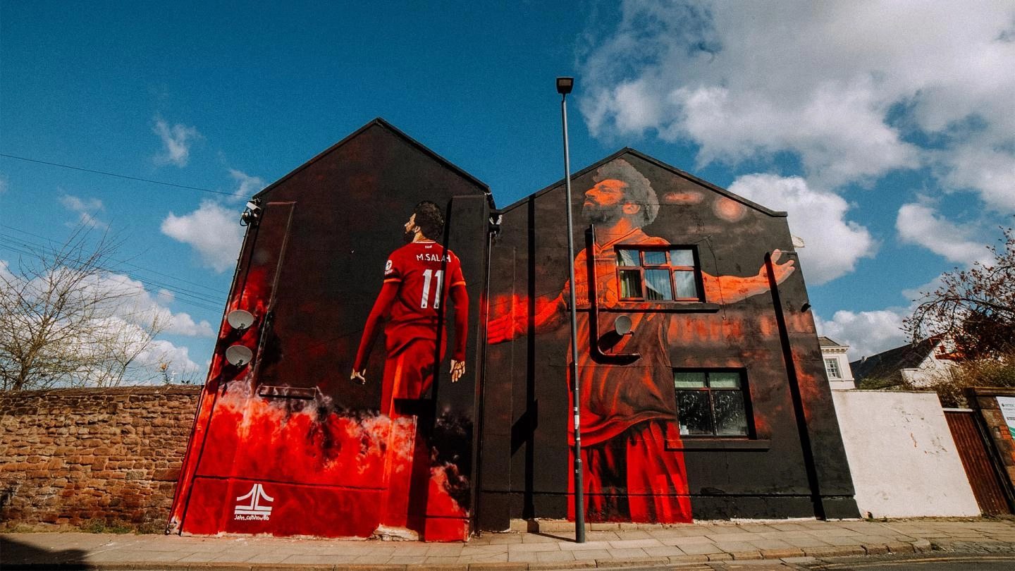 A tribute to Mo: New Salah mural unveiled near Anfield