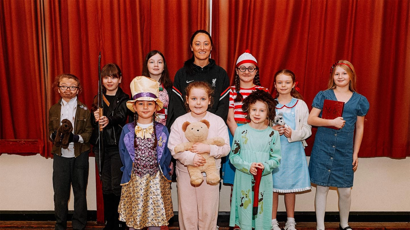 LFC players visit local schools on World Book Day