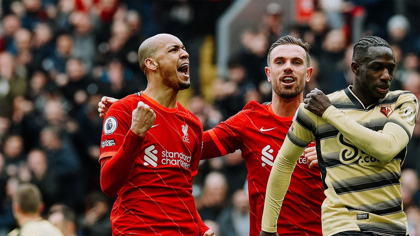 Fabinho on scoring streak and having three LFC nicknames