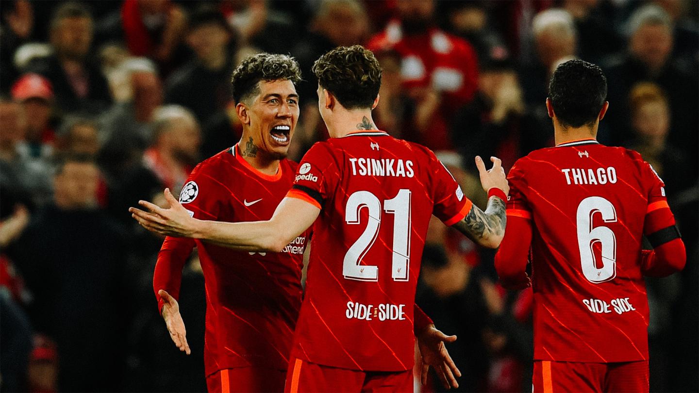  Firmino and Tsimikas up for Champions League awards