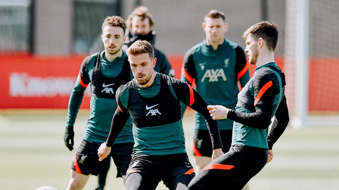  Inside Training: Reds gear up for Manchester City clash at the AXA Training Centre