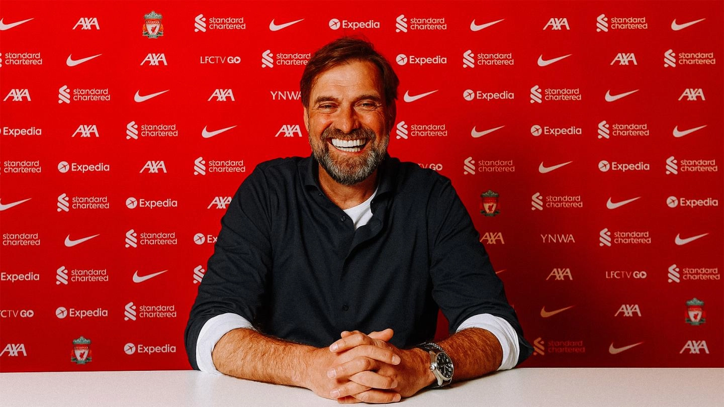 Jürgen Klopp signs new contract with Liverpool FC