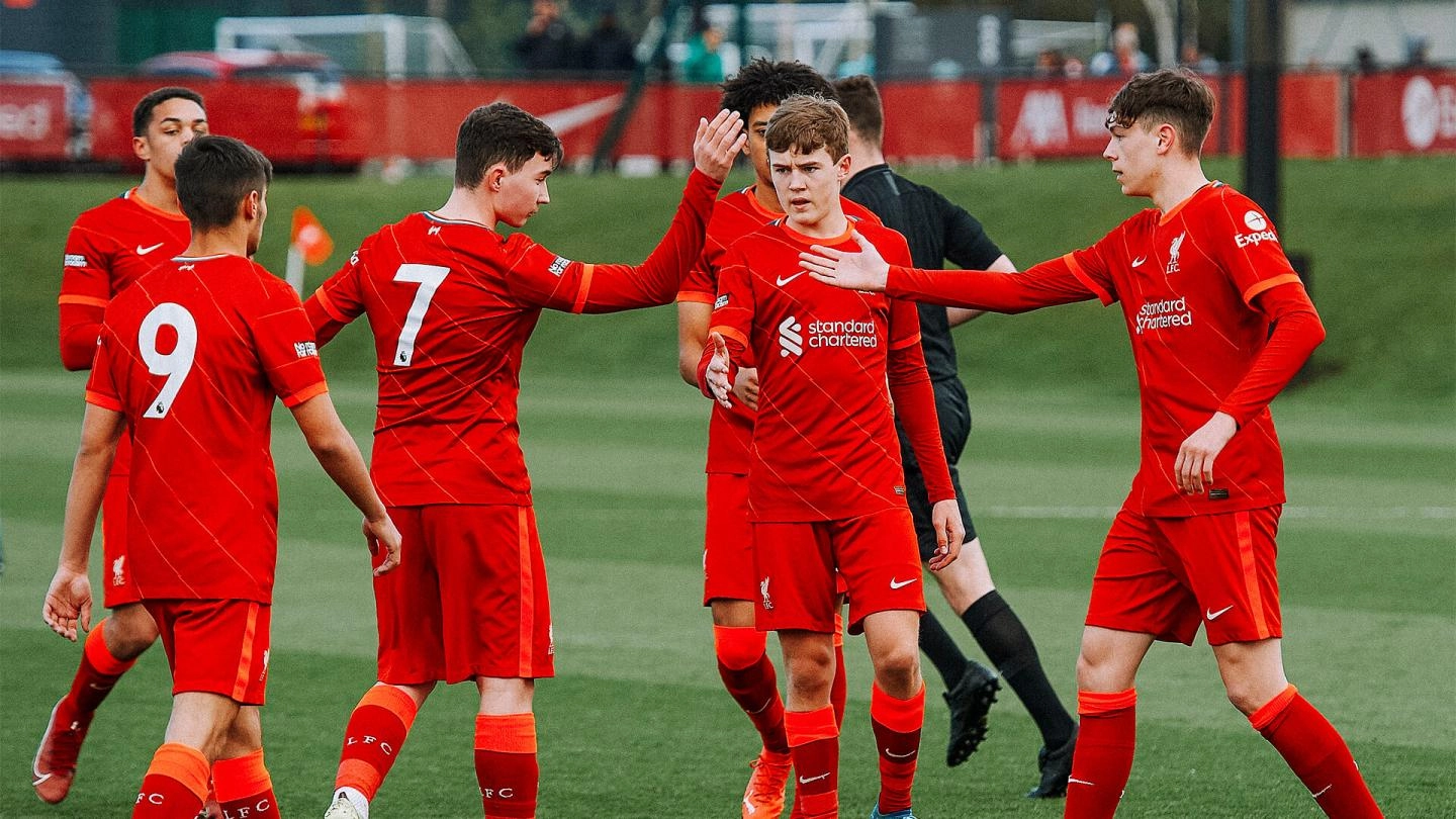 Liverpool U18s beat Leeds United 10-3 at Academy