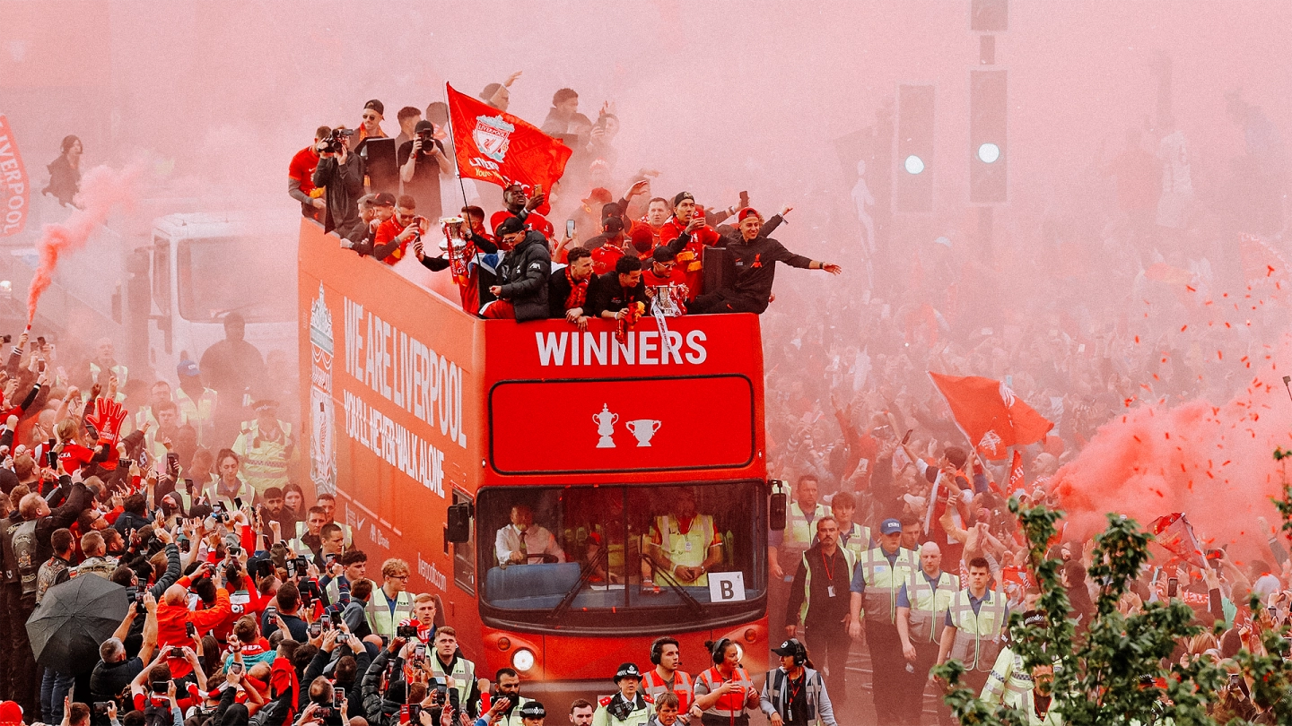 In pictures: Liverpool's end-of-season city parade