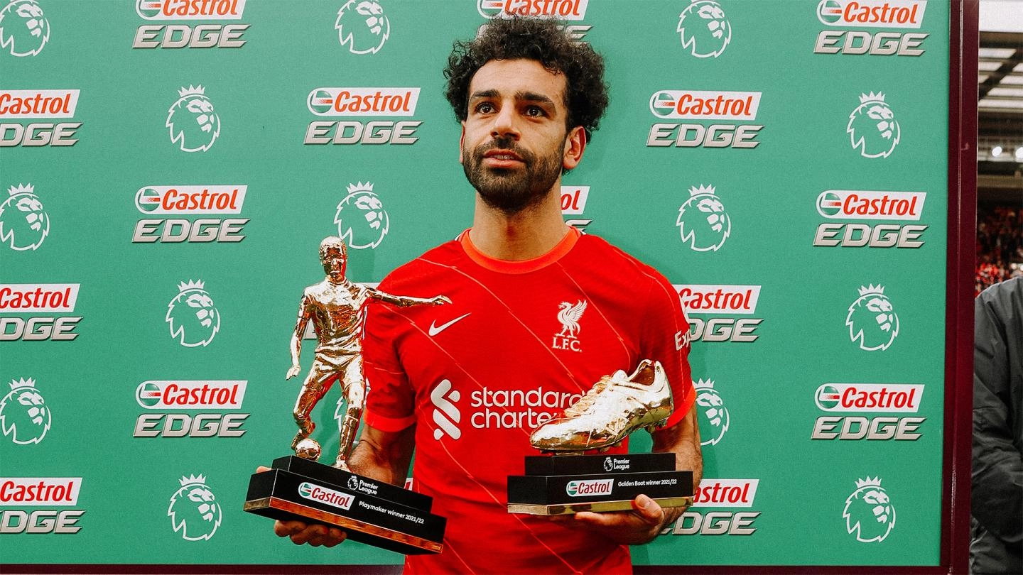 Liverpool FC - Mohamed Salah wins Premier League Golden Boot and Playmaker