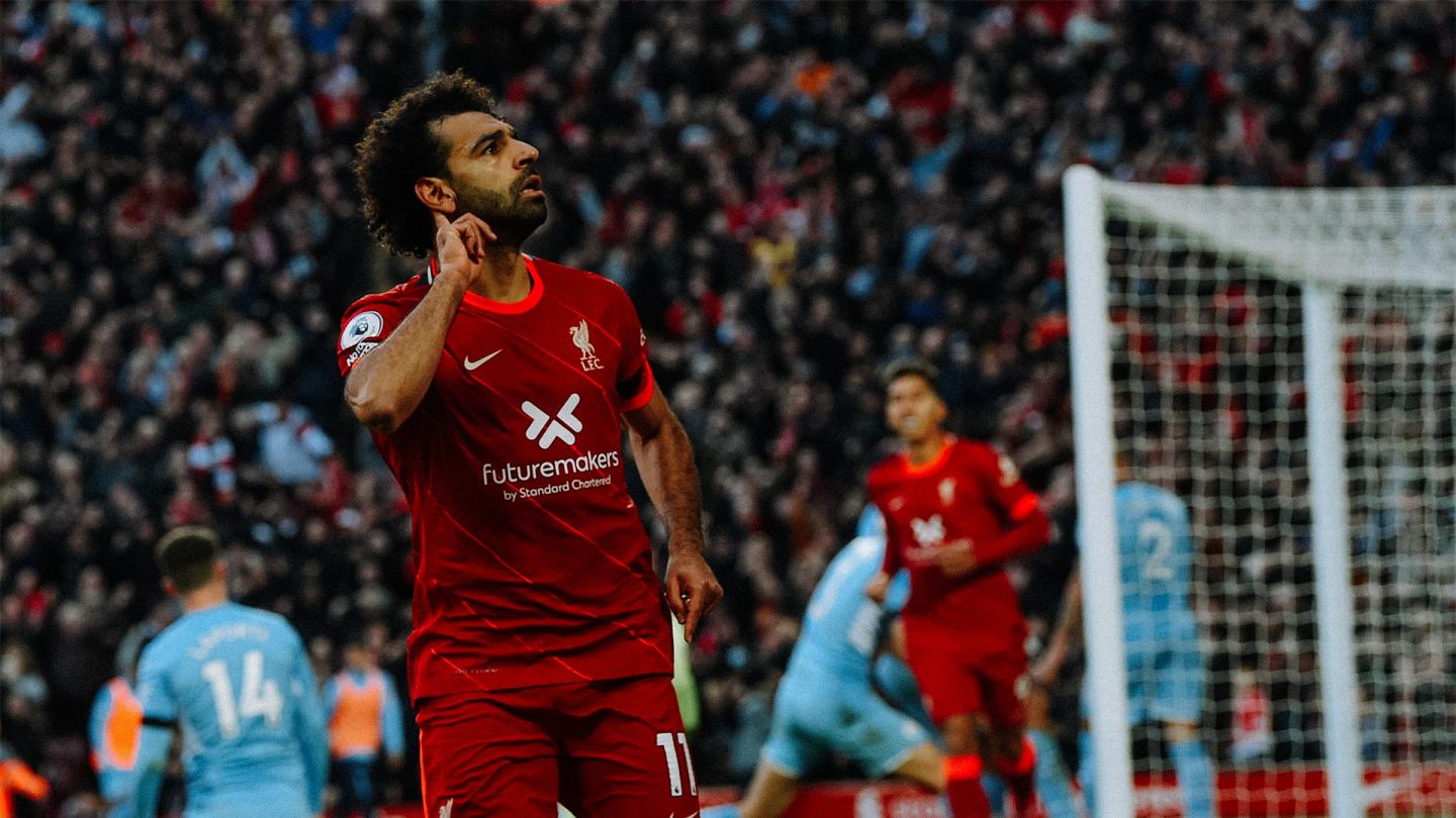 Liverpool FC - 𝐏𝐚𝐫𝐚𝐛𝐞́𝐧𝐬, 𝐌𝐨! 👑 Mohamed Salah foi