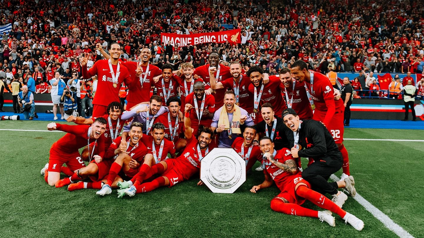 25 brilliant photos as Reds celebrate Community Shield win