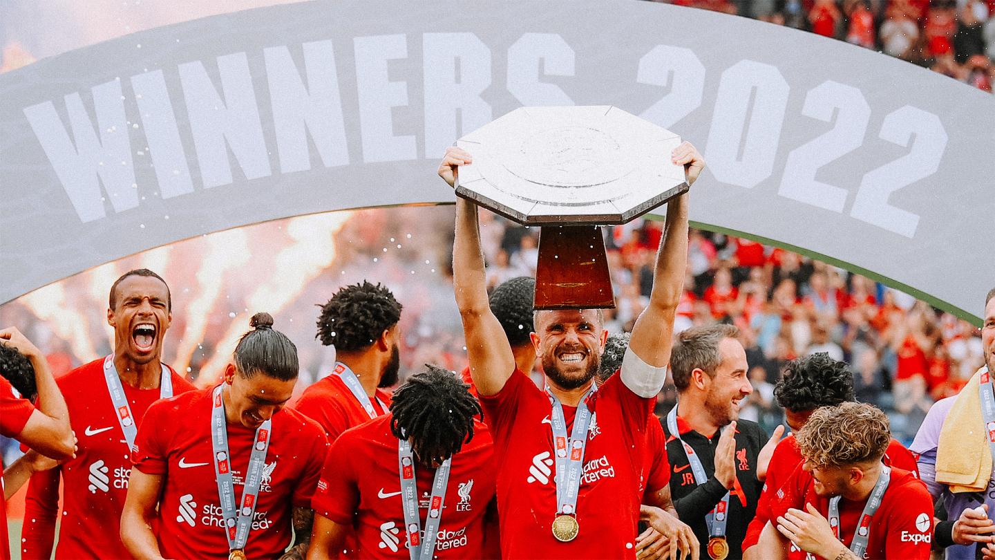 Watch Liverpool lift the FA Community Shield Liverpool FC