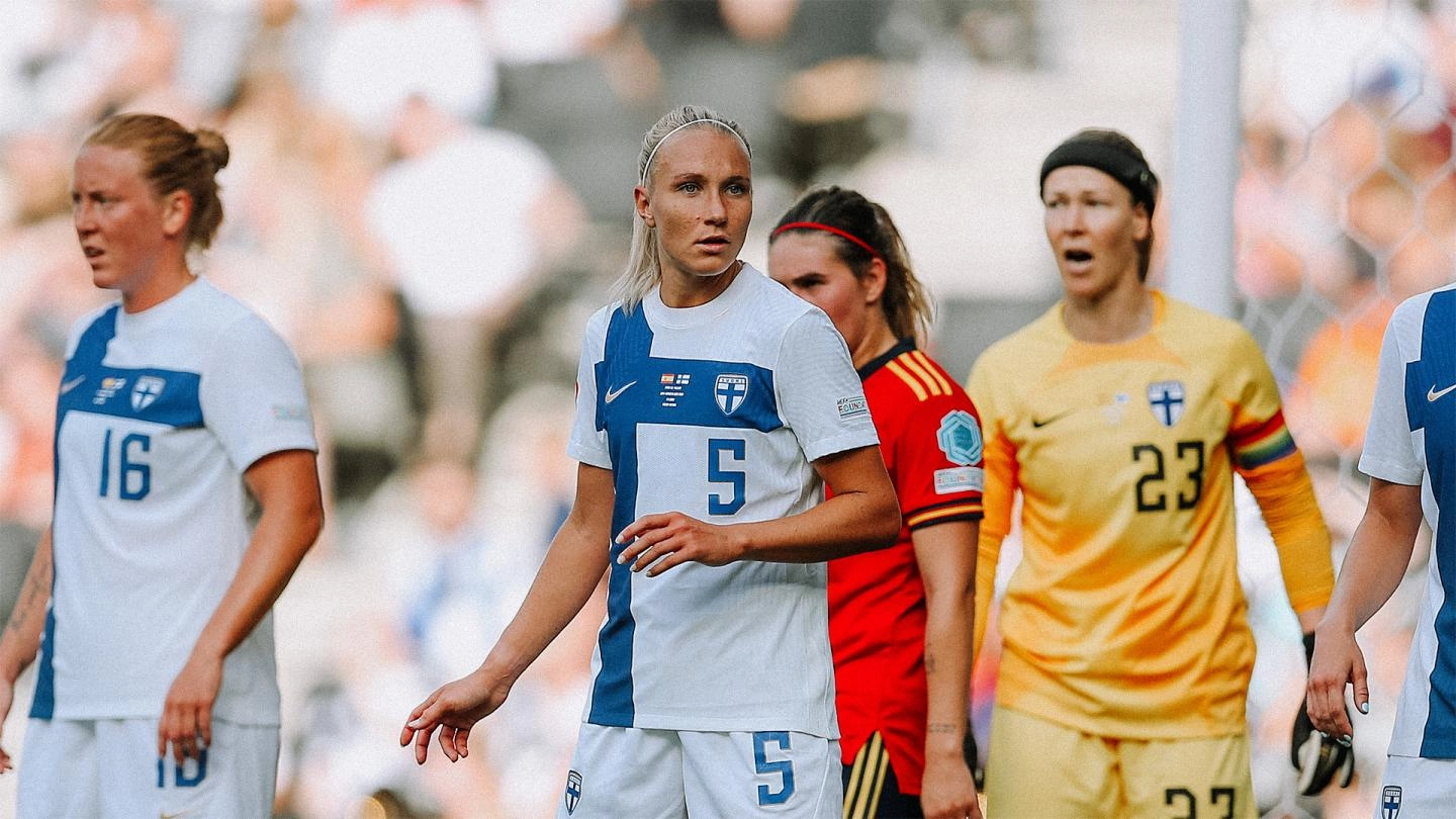 Emma Koivisto features as Finland lose Euros opener