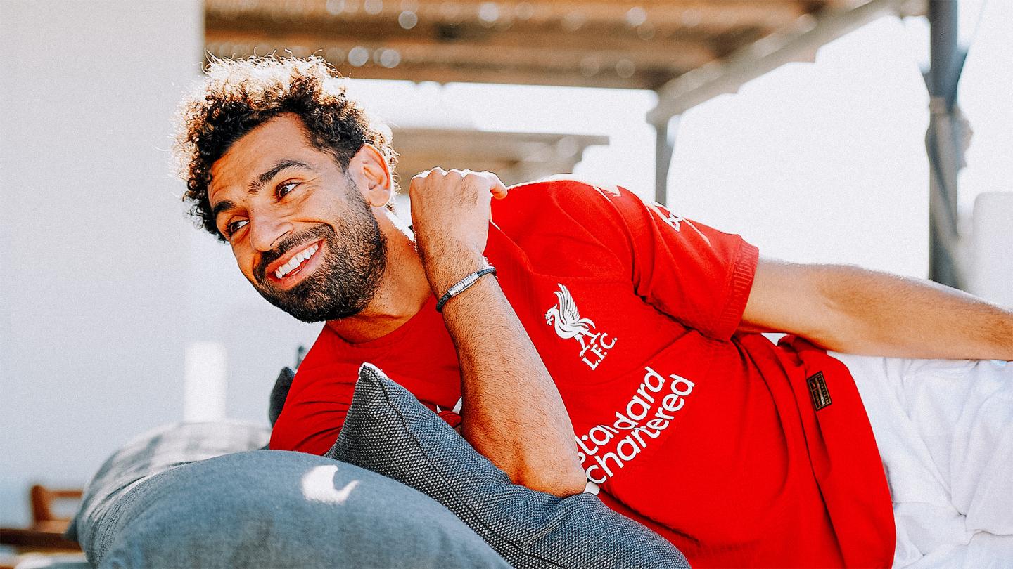 Photos Mo Salah signs new LFC contract on summer holiday Liverpool FC