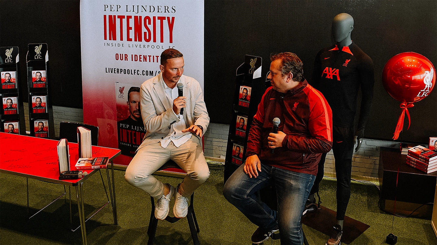 Pep Lijnders launches new book 'Intensity' at special Anfield event